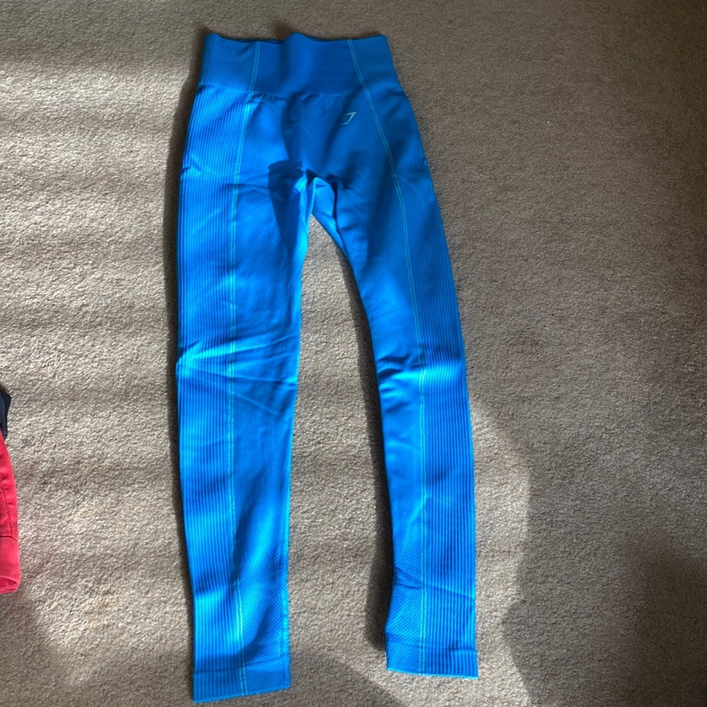 Electric blue leggings, gymshark, nearly new